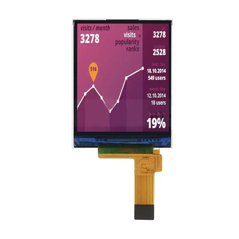 1,77 hazbeteko 128x160 TFT modulua