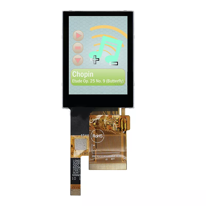 2,2 hazbeteko 240x320 ukipen tft modulua