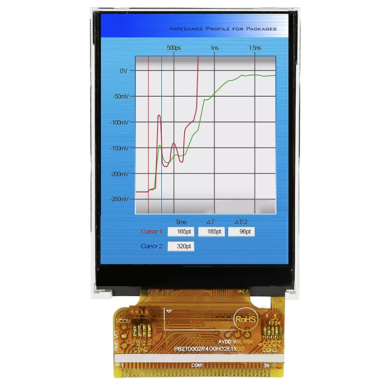 2,4 hazbeteko 240x320 TFT modulua