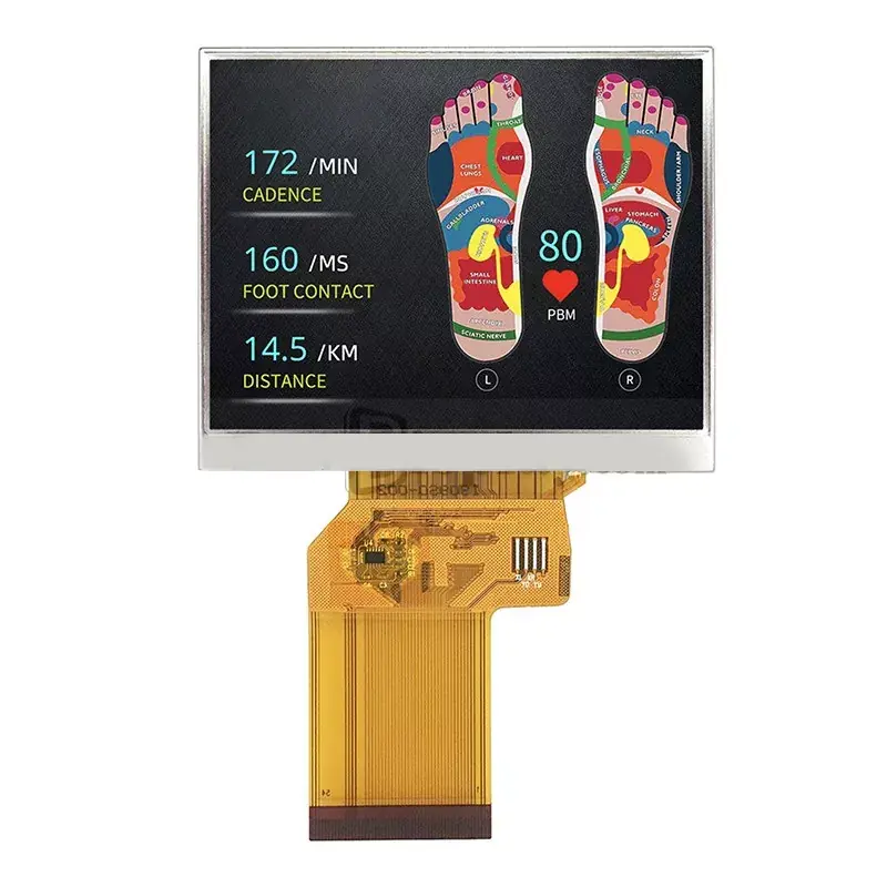 3,5 hazbeteko tenperatura zabaleko TFT modulua