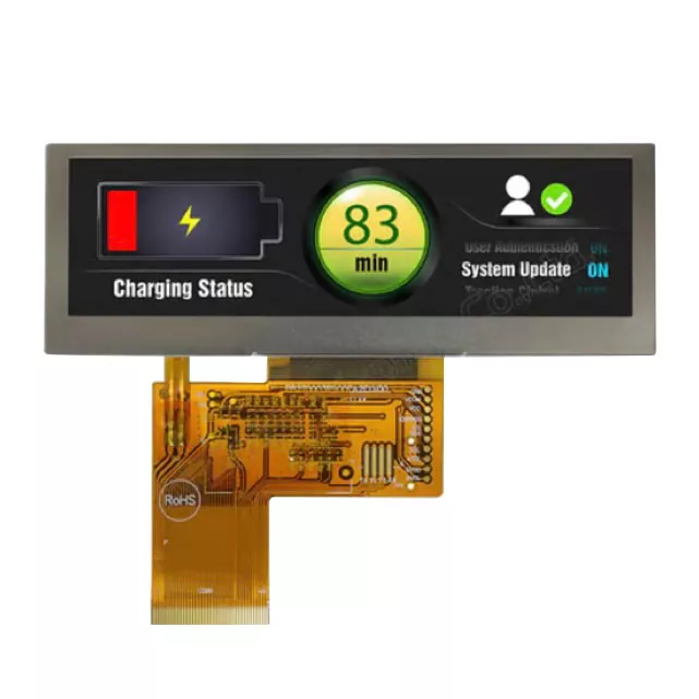 3,9 hazbeteko 480x 128 barra motako TFT modulua