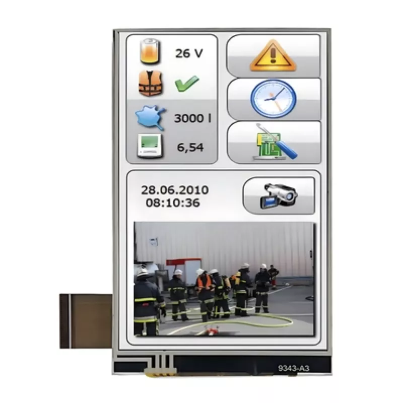 3.97 '' 480x800 Ukipen Erresistentzia IPS TFT modulua