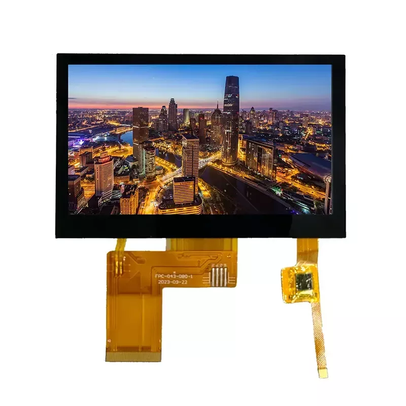4,3 hazbeteko ukipen kapaziboa 480x272 TFT modulua