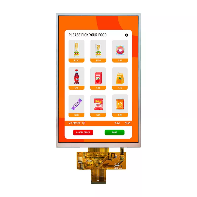 7 hazbeteko 800x1280 Mipi TFT modulua