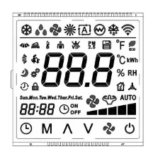 Ordeztu HTN segment varitronix LCD modulua